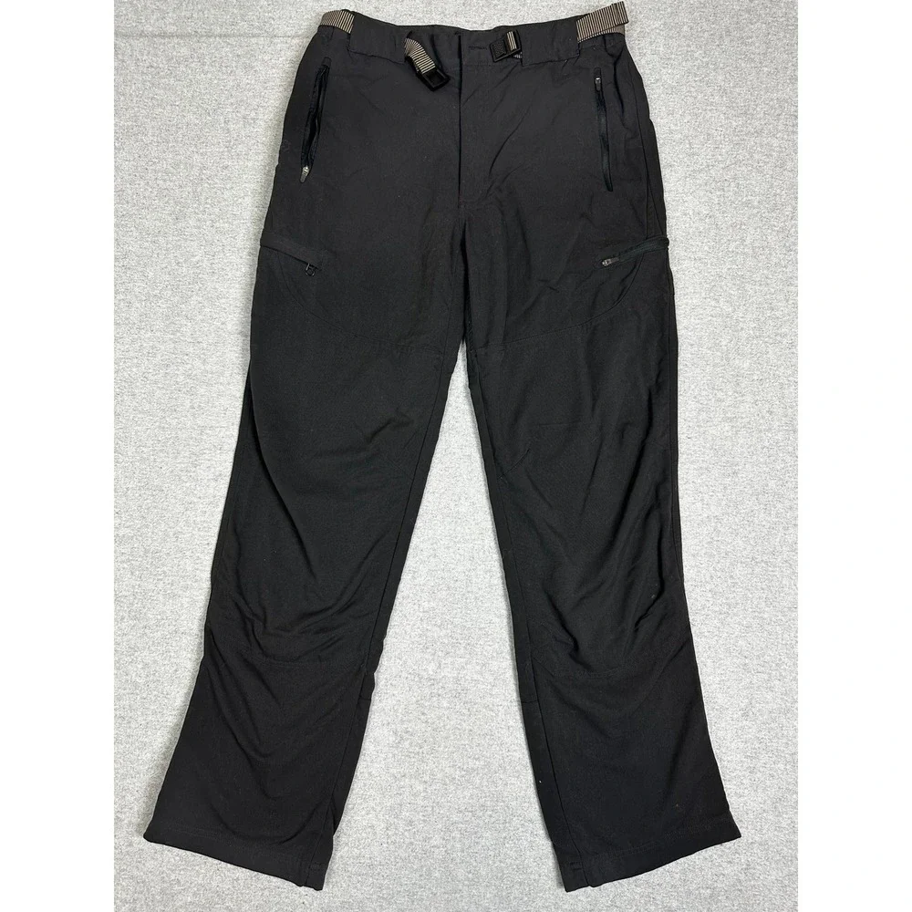 RailRiders X-Treme Adventure Pants Mens S Black Belted Technical Nylon Outdoor